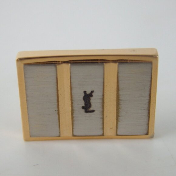 Authentic YVES SAINT LAURENT cuffs metal [Used] - Picture 5 of 7